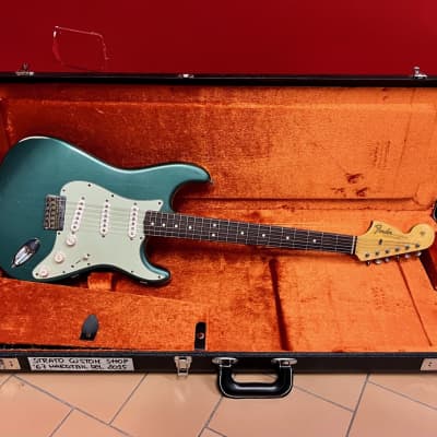 Fender 1967 Stratocaster Custom Shop Hardtail Relic Sherwood Green del 2015 Custom Order image 9