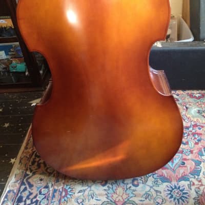 Cremona SB-2 3/4 Scale Upright Bass 2015 Shaded Amber image 8