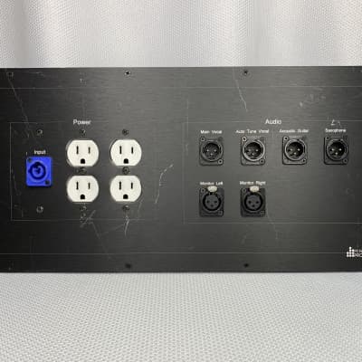 Custom Panel 5u with XLR sends/returns and power management image 1