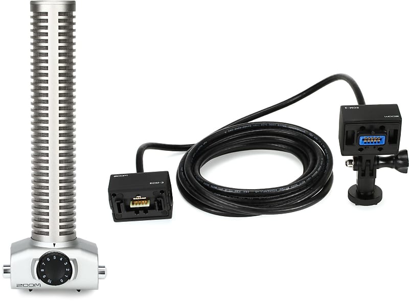 Zoom SGH6 Shotgun Mic Capsule Bundle with Zoom ECM3 Reverb