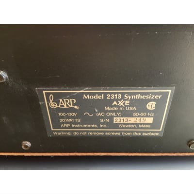 ARP Axxe Model 2313 Early Serial Number, Good Condition image 2