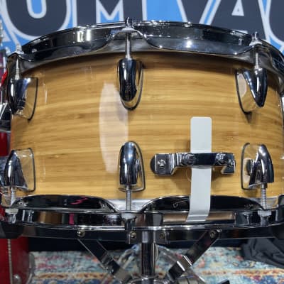 Yamaha - 14x6.5" CMSD1465 Bamboo Snare Drum 2008, Natural Satin image 12