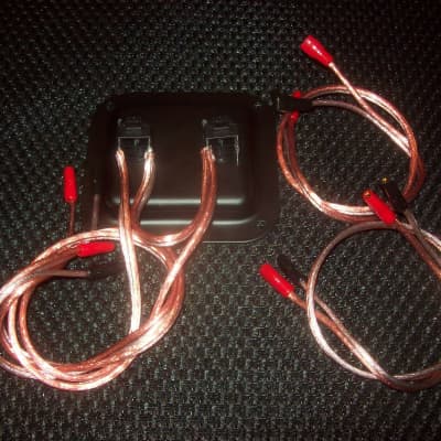 EarCandy 4x10 4x12 Stereo Mono Combo guitar or bass speaker cab Wiring Harness & plate No Soldering image 3