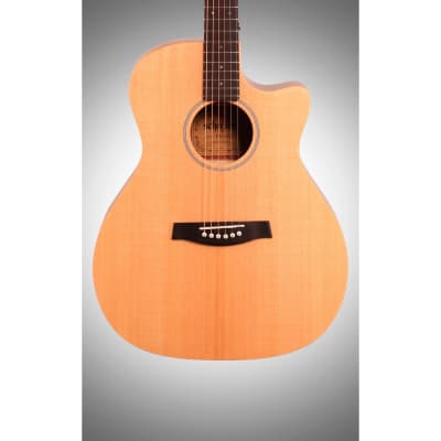 Schecter Deluxe Acoustic Guitar, Natural Satin image 3