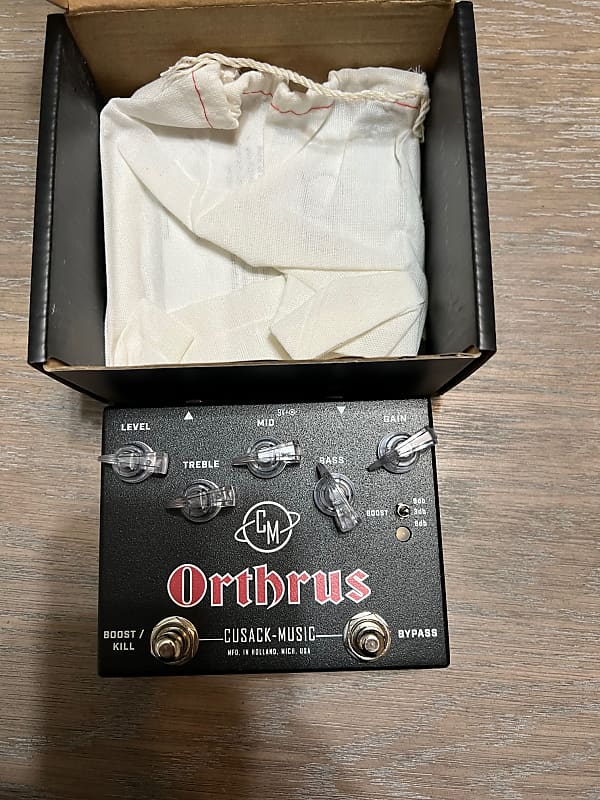 Cusack Music Orthrus Distortion New In Box W/bag Guitar | Reverb