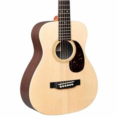 Martin LX1 LX1RE Natural 23" Scale Acoustic Electric Guitar Travel w/ Gig Bag image 2
