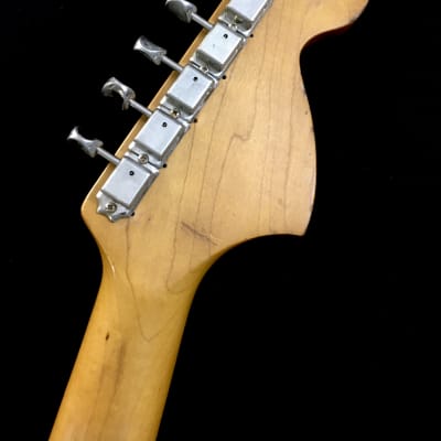 LEFTY! Vintage Fender MIJ ST67 Custom Contour Body Relic Strat Body Hendrix Blonde Guitar CBS Reverse HSC image 18