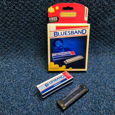 New Hohner International BluesBand Harmonica w/Case and Online Lessons - C image 1