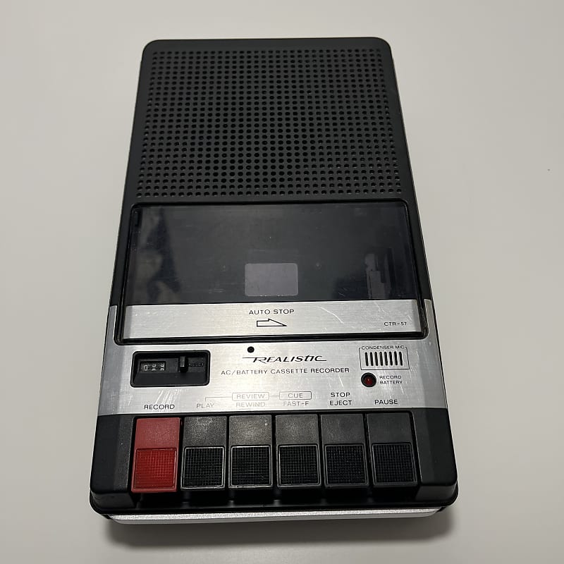 Vintage Realistic Cassette Tape Recorder Player Serviced Reverb