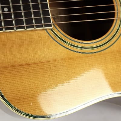 Vintage Tokai Japan CE-280D Cat's Eyes Solid Top Mahogany Acoustic Guitar image 15