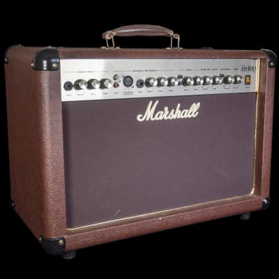 Marshall AS50D 2x8'' 50-Watt Acoustic Guitar Combo Amplifier w/ Cover image 1