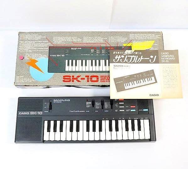 CASIO SK-10 Sampling Keyboard PCM 8-bit portable in box rare! image 1