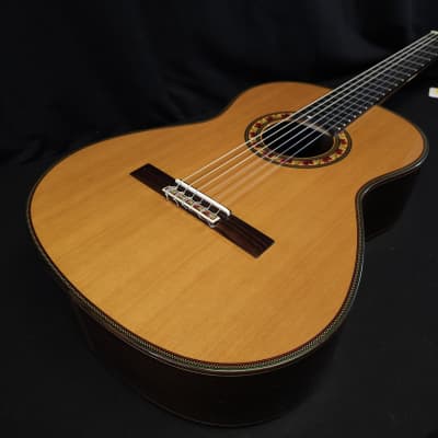 Jose Ramirez Cedar Guitarra del Tiempo Studio Classical Nylon String Guitar w/ Logo'd Hard Case image 1