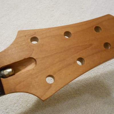 Warmoth Vortex Roasted Maple / Rosewood Electric Guitar Neck, RH, Stainless Steel 6150 Frets, Wolfgang Neck Profile image 9