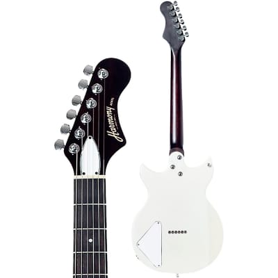 Harmony Rebel Electric Guitar Pearl White image 4