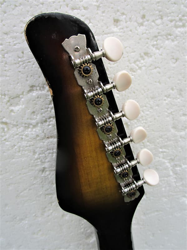 Zenon Guitar, 1960's, Japan, 2 Gold Foil Pickups Plays/Sounds Good