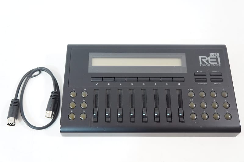 [SALE Ends Mar. 28] KORG RE1 Remote Editor for M3R 03R/W Wavedrum RARE w/  8Pin Cable