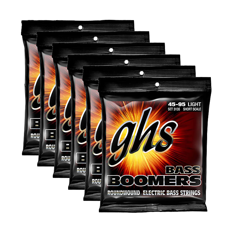 GHS 3135 Bass Boomers 45-95 Short Scale 6 Pack Bundle image 1