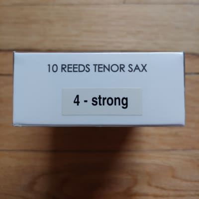 Rigotti Gold Tenor Sax Reeds Size 4 Strong - Unopened Box of 10 image 3
