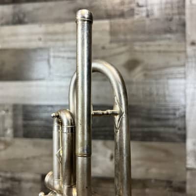 1929 C.G. Conn 58B Silver Plated Trumpet image 10