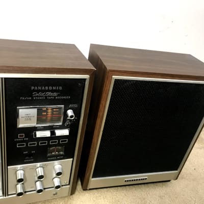 Panasonic RS-763FS . AM/FM Stereo Reel to Reel Tape recorder 1970 Wooden image 5