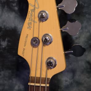 1996 Fender 50th Anniversary Precision Bass 3 Tone Sunburst Left Handed Lefty image 3