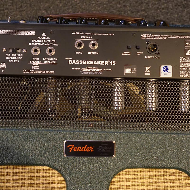 素敵でユニークな 値下げ Fender USA BASSBREAKER 15 Limited アンプ