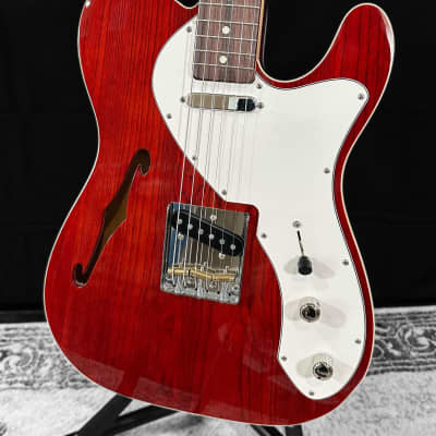 Keith Holland Custom T-NS-Thinline - Translucent Red Wine image 7