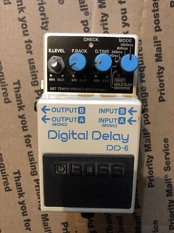 Boss DD-6 Digital Delay (Dark Gray Label) 2002 - 2008 - White | Reverb