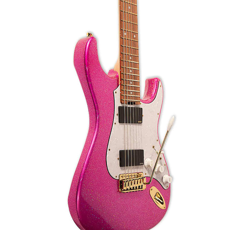 ギター onigiri EDWARDS E-SNAPPER-7 TO Twinkle Pink Takayoshi Ohmura