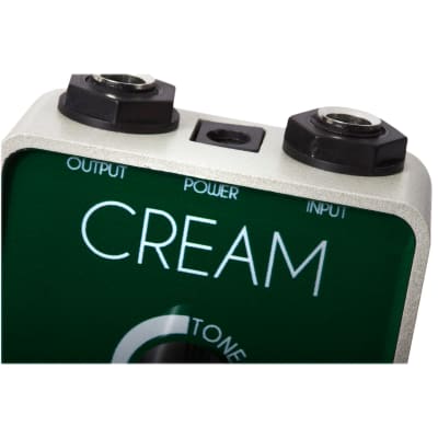 Foxgear Cream Screaming Overdrive 9-12 Volt Guitar Effects Pedal image 3