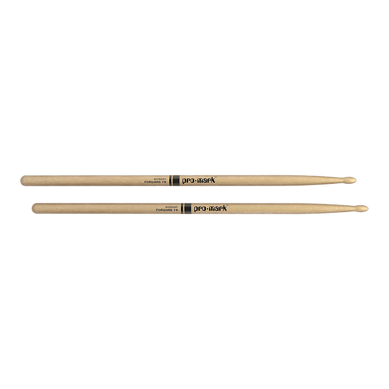 Promark Hickory 7A Wood Tip Drum Stick image 1