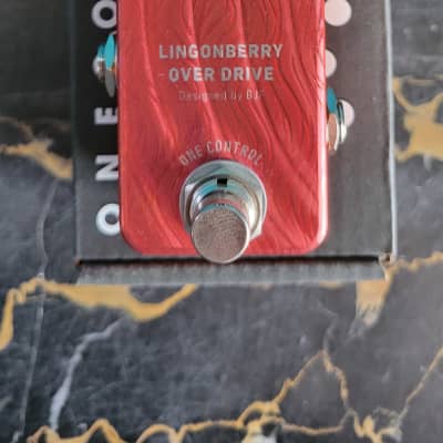 Reverb.com listing, price, conditions, and images for one-control-lingonberry-overdrive