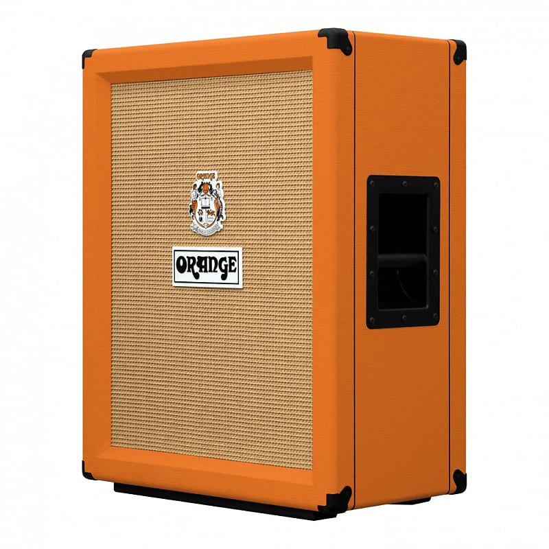 UK 2X12 Vertical Open-back, Celestion Creamback Neo speakers - 16 ohm,120 watts,15mm Birch Ply, orange image 1
