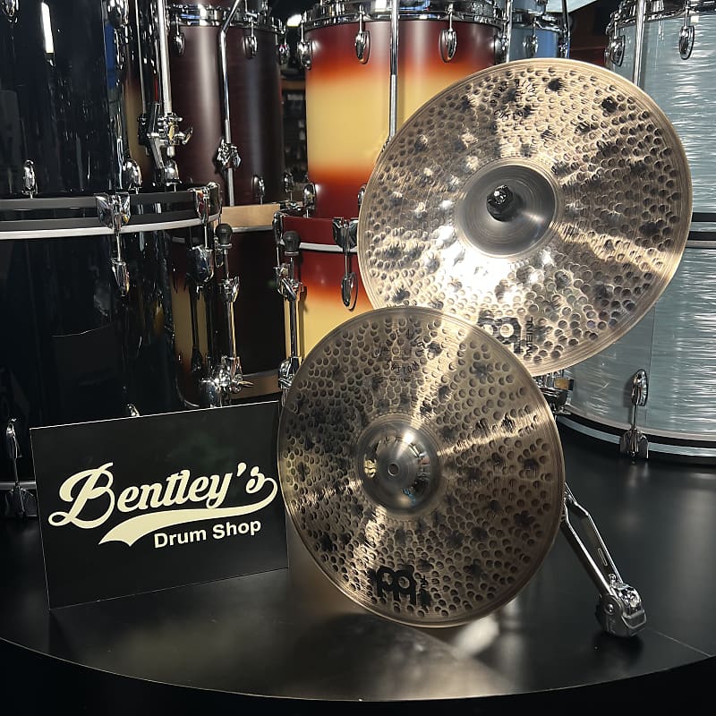 NEW Meinl PAC15ETHH Pure Alloy Custom 15 Extra Thin Hammered Hi Hat Pair Cymbals Reverb