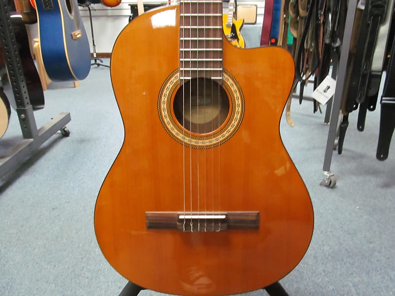 Woodville CWGC39-CE Classical Guitar w/ Pickup image 1