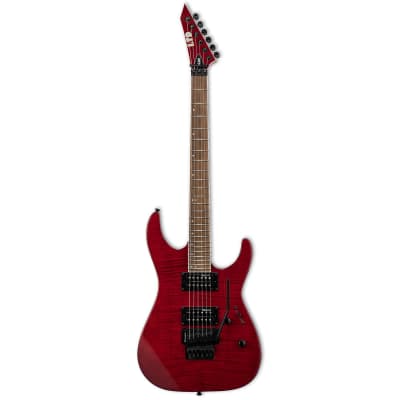ESP LTD M-200FM See Thru Red STR Electric Guitar M200 FM M-200 - With ESP TKL PREMIUM GIG! image 2