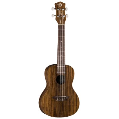 Luna UKE-ACC Flamed Acacia Concert Ukulele 2010s - Natural | Reverb