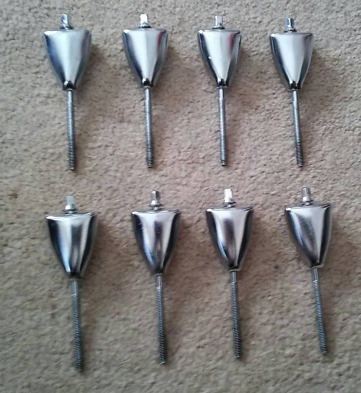 Ludwig Accent Bass Drum Claw Hooks And Tension Rods Chrome Reverb