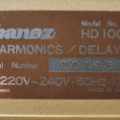Ibanez HD1000 Harmonics/Delay 1983 Metallic Grey/Bronze image 12
