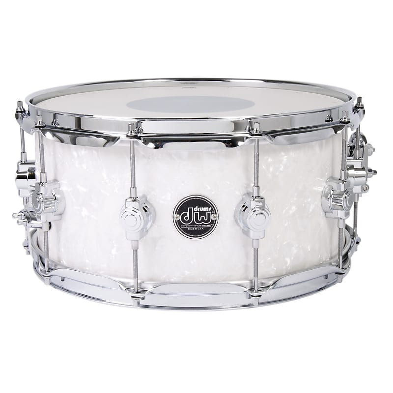 DW Performance Series Snare Drum in White Marine 14 x 6.5 image 1