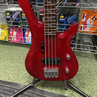 Samick bass in red gloss finish 1990s image 7