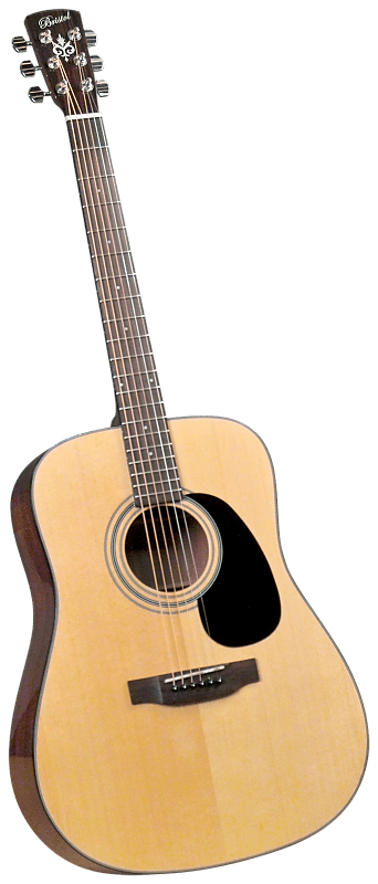 Bristol BD-16 Dreadnaught Acoustic Guitar image 1