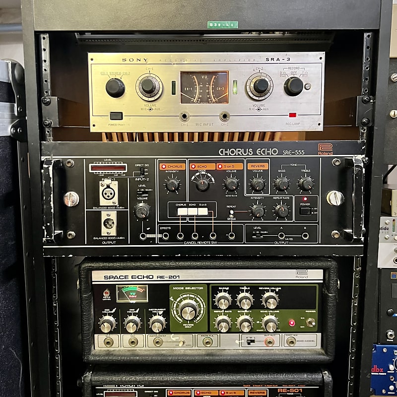 Roland SRE-555 chorus echo c 1980 original vintage MIJ Japan space tape  delay reverb analog