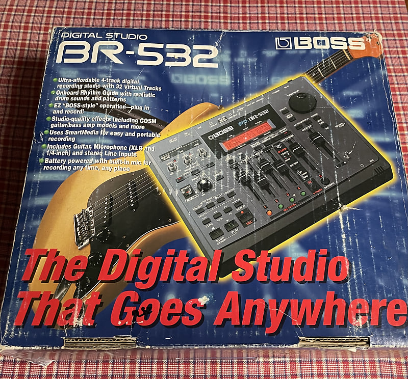 Boss BR-532 Digital 4-Track Recorder - with EXTRA SM cards and box! image 1