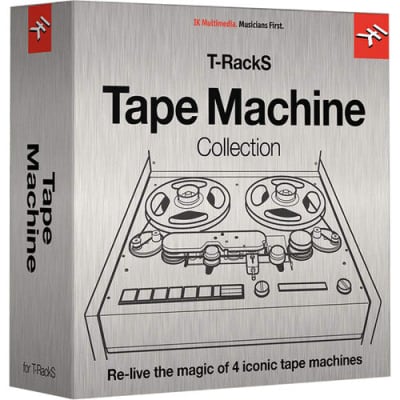 New IK Multimedia T-RackS Tape Machine Collection Software Bundle - AAX/VST/Mac/PC (Download Card) image 1
