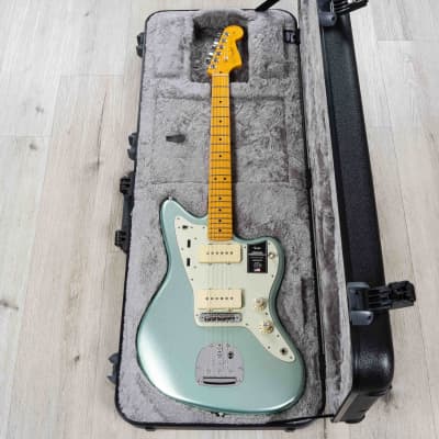 Fender American Professional II Jazzmaster Guitar, Maple, Mystic Surf Green image 10