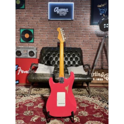 Fender CUSTOM SHOP LTD 62 STRATOCASTER RELIC FIESTA RED 2023 - Relic Fiesta Red image 6