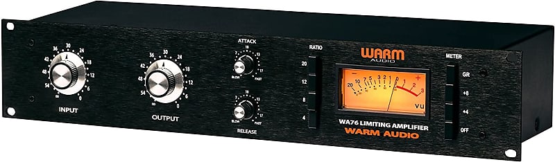 Warm Audio WA76 Single Channel Discrete Compressor, Black image 1
