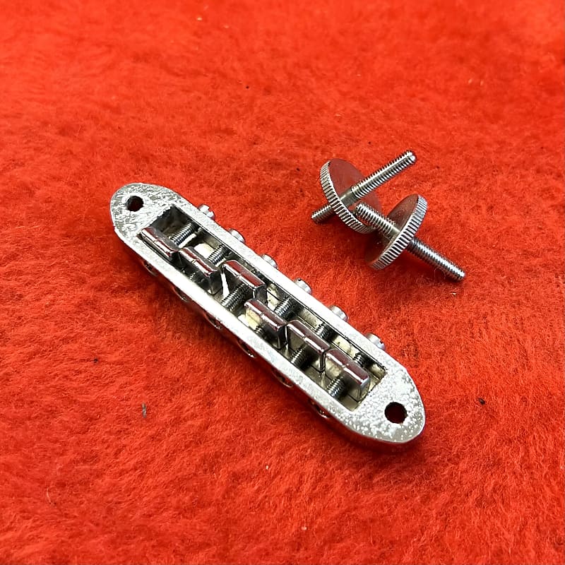 Yamaha SG guitar bridge c 1978 Chrome original vintage MIJ Japan sg-500  sg-600 sg-800 sg-1000 sg-1500